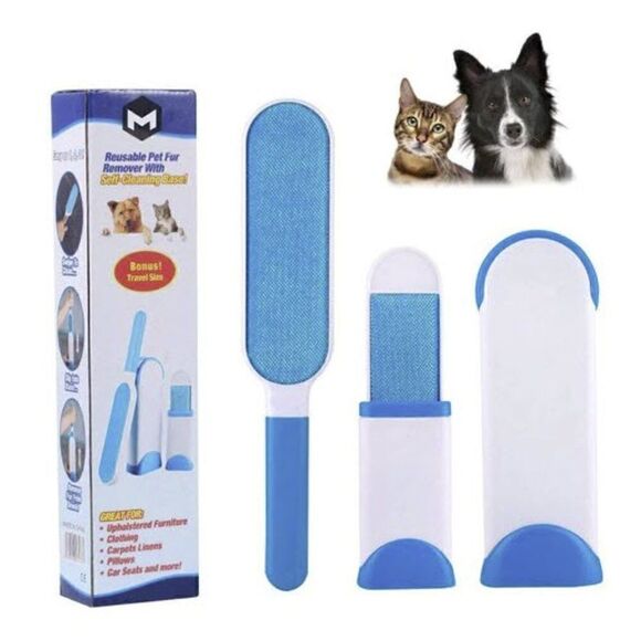 Reusable Pet Fur Hair & Lint Remover with Self Cleaning Base - Picture 2 of 5
